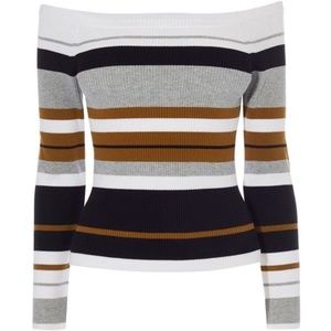 Brand New Karen Millen Striped Sweater